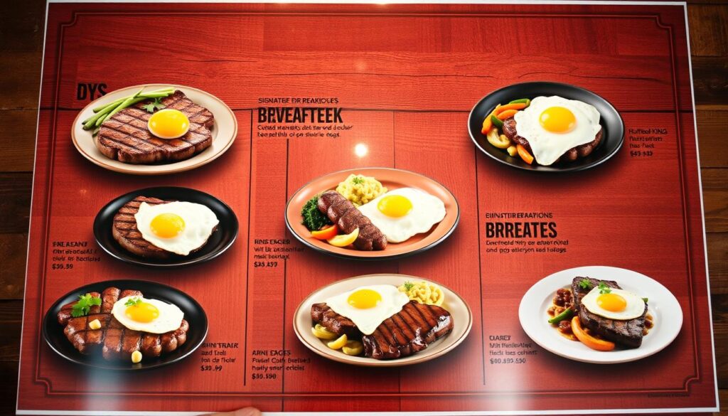 outback steakhouse menu with pricing