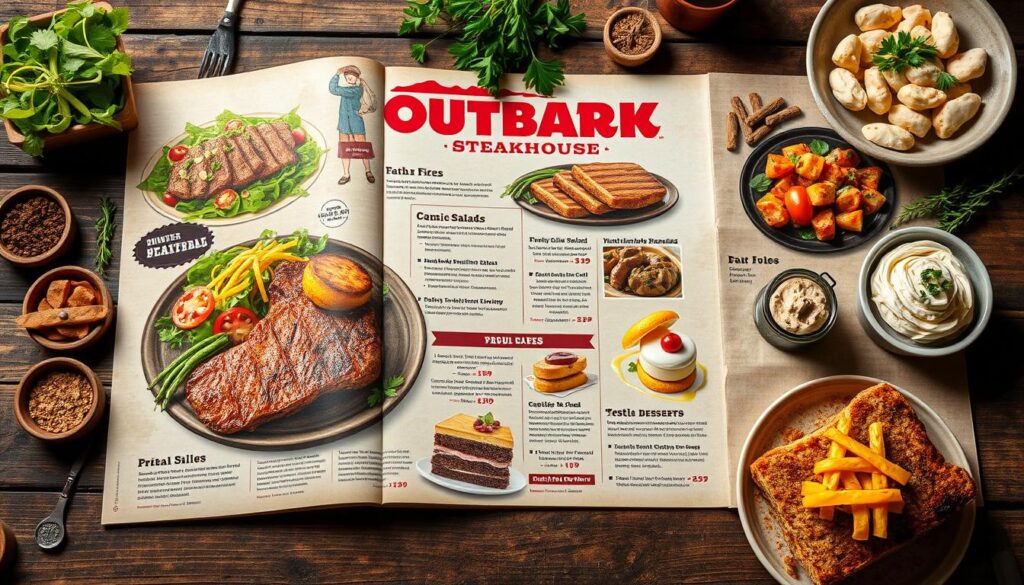 outback steakhouse menu