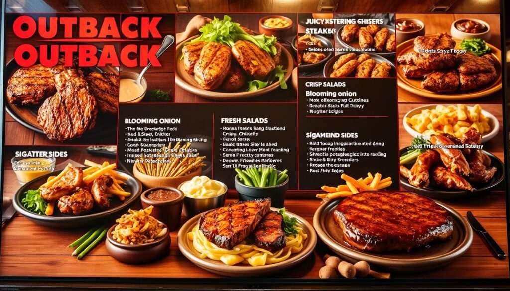 outback steakhouse menu