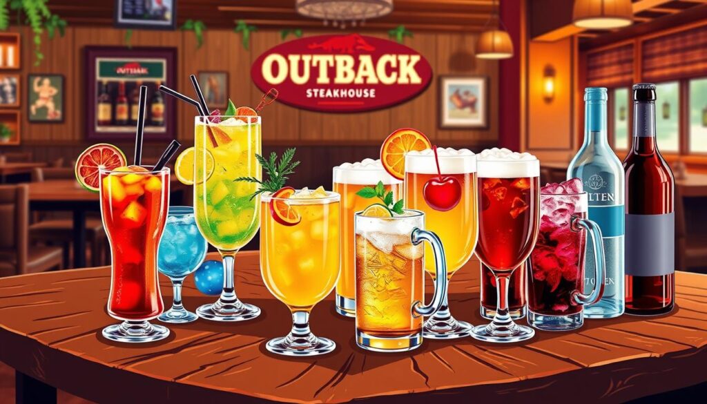 outback steakhouse menu drinks