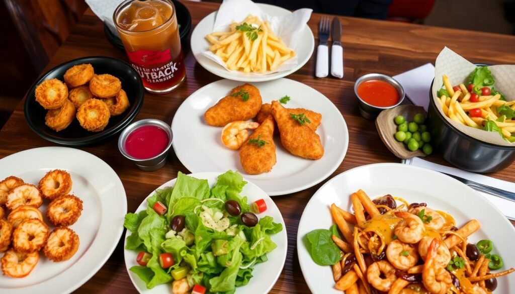 outback steakhouse menu items
